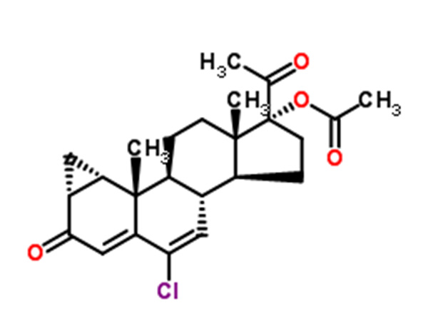 6-chloro-1Î±-chlorometylo-3,20-diokso-pregna-4,6-dien-17Î±-acetoksy